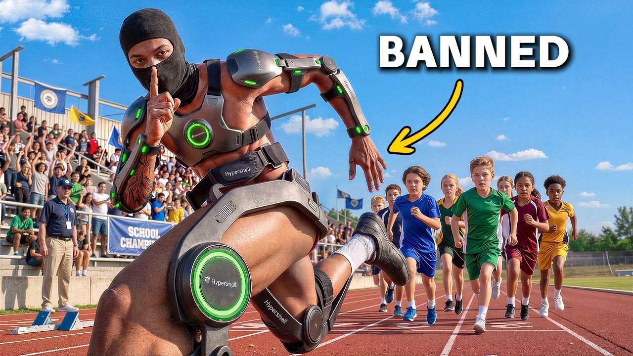 I Cheated A Track Meet With A Illegal Exoskeleton