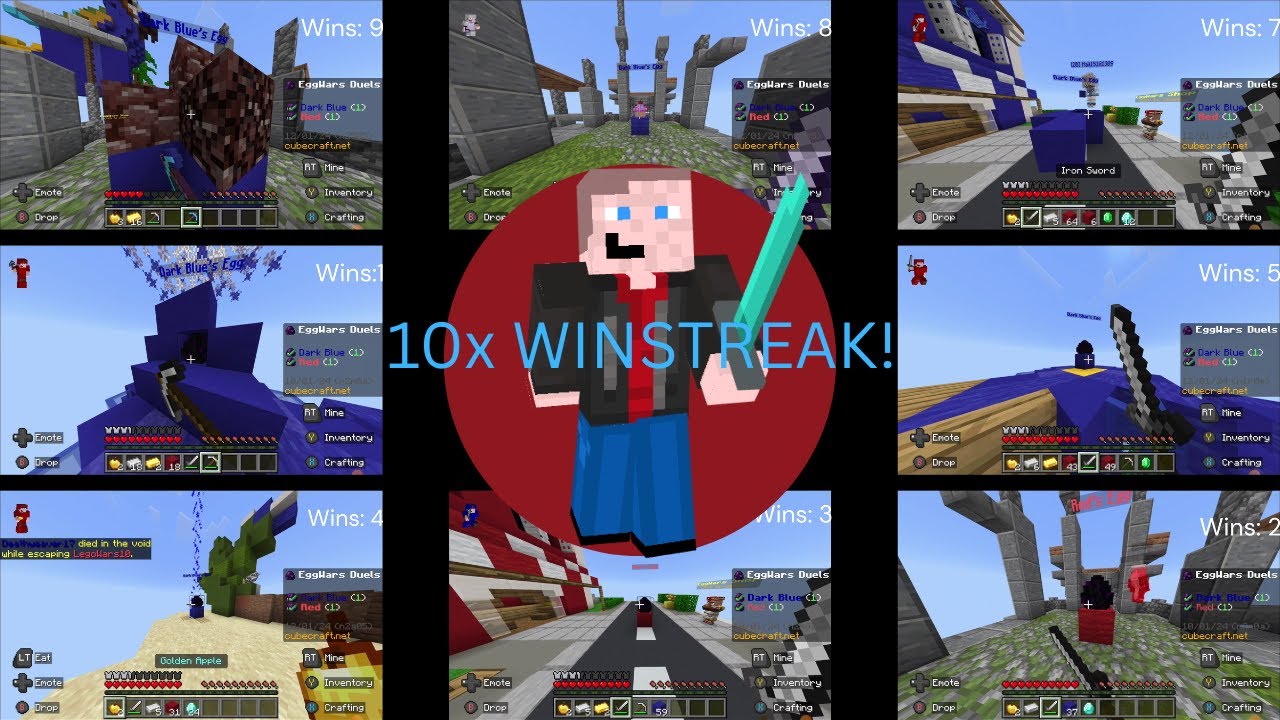 Can I get a 10 win streak in Eggwars duels?
