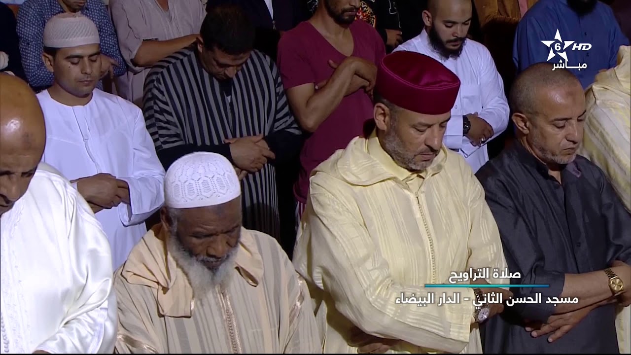 تراويح القارئ الشيخ عمر القزابري من رمضان 1440/2019 الليلة 25 سورتي الحشر والممتحنة والصف والجمعة