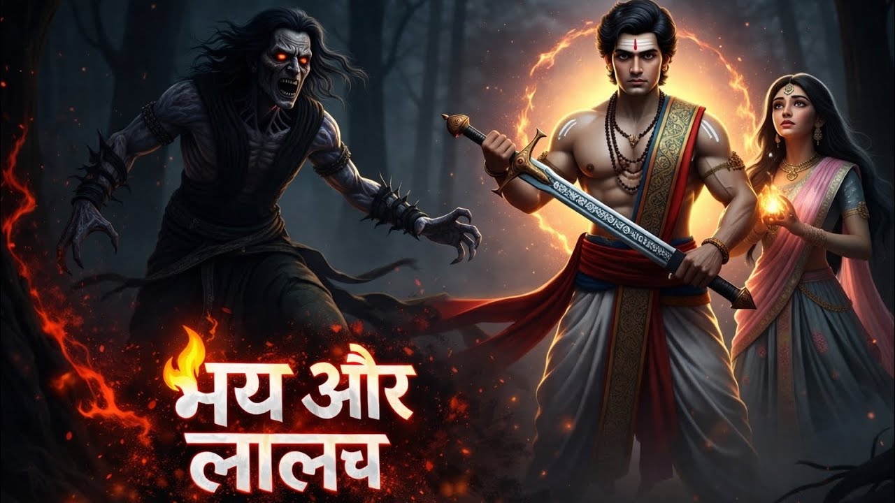 🔥 भय और लालच  || bhay or lalach #Hindikahani #kids #horror
