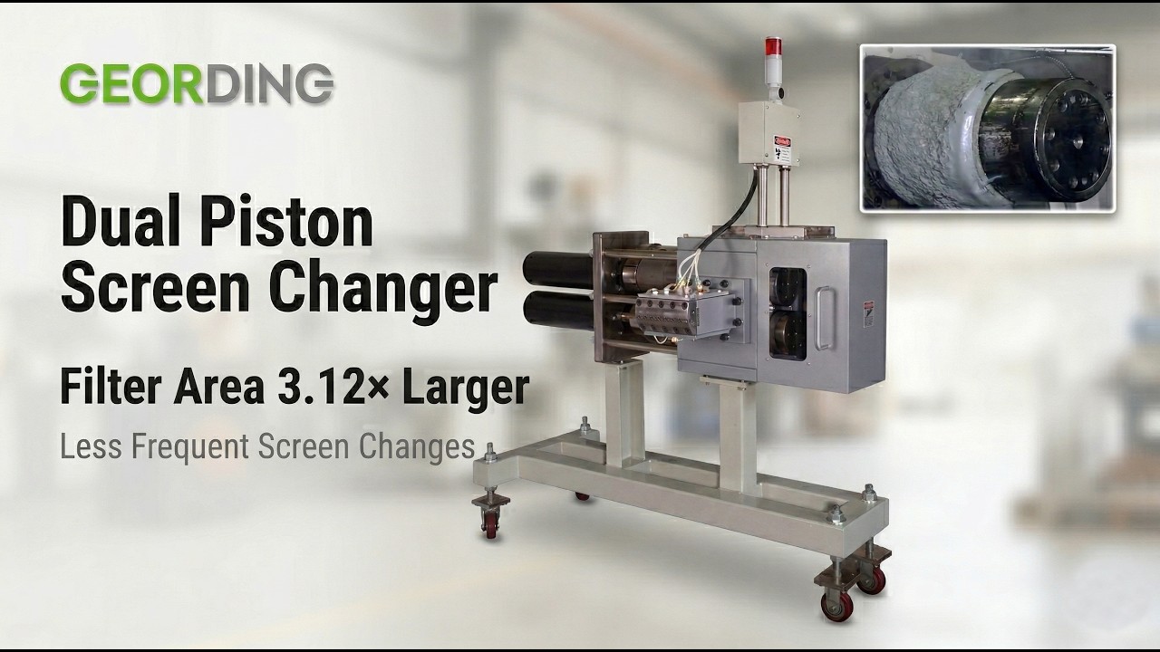 Dual piston screen changer