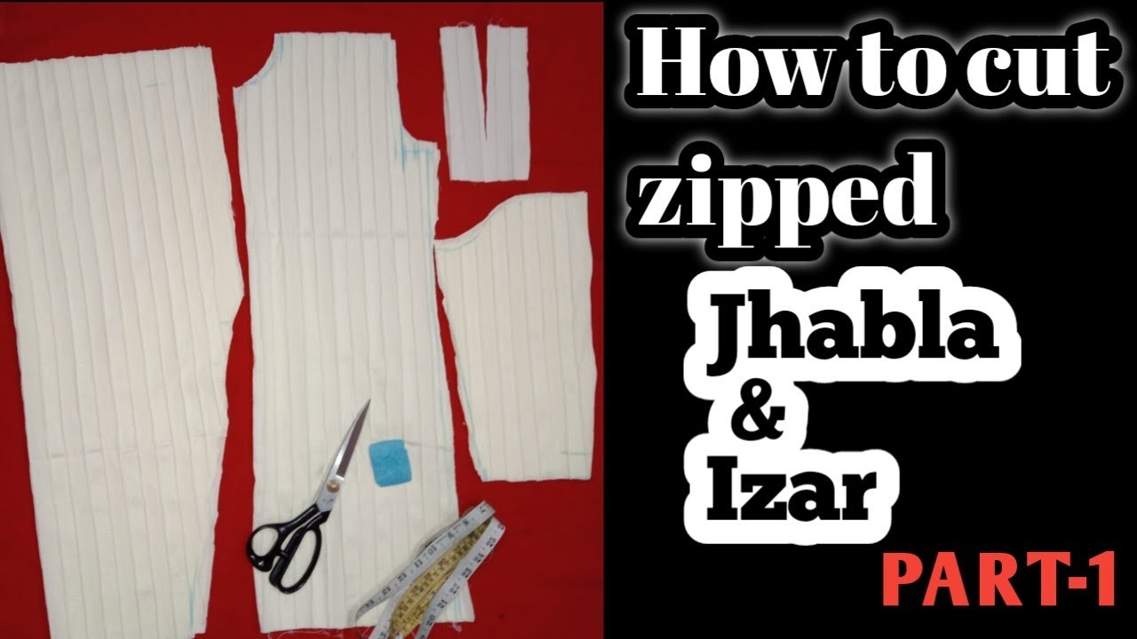 Jhabla izar cutting full tutorial with full explain and some tips😊Dawoodi bohra jhabla izar😍PART-1