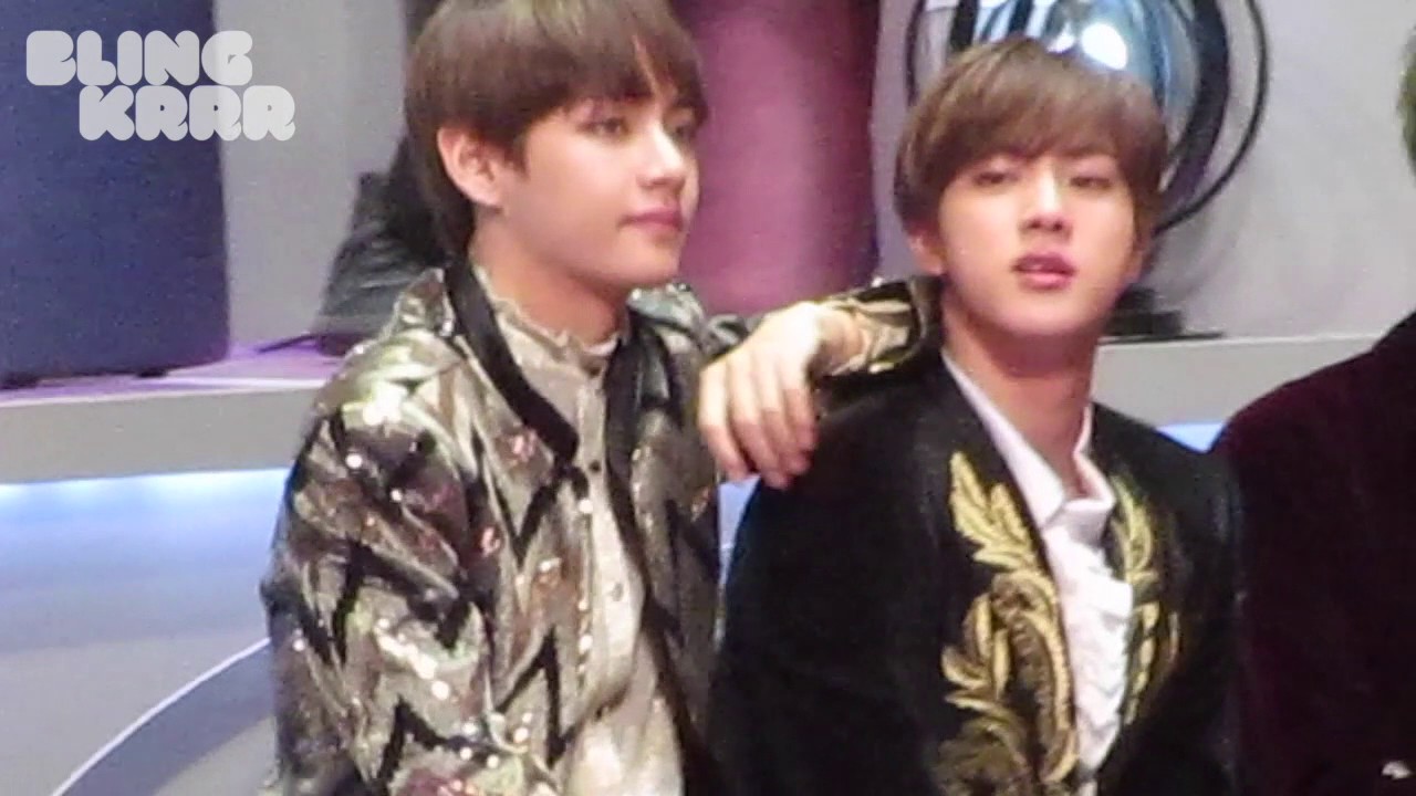 [FANCAM] 161202 V(뷔) Jin(진) @ MAMA 2016 in HK ( 방탄소년단 防彈少年團 )