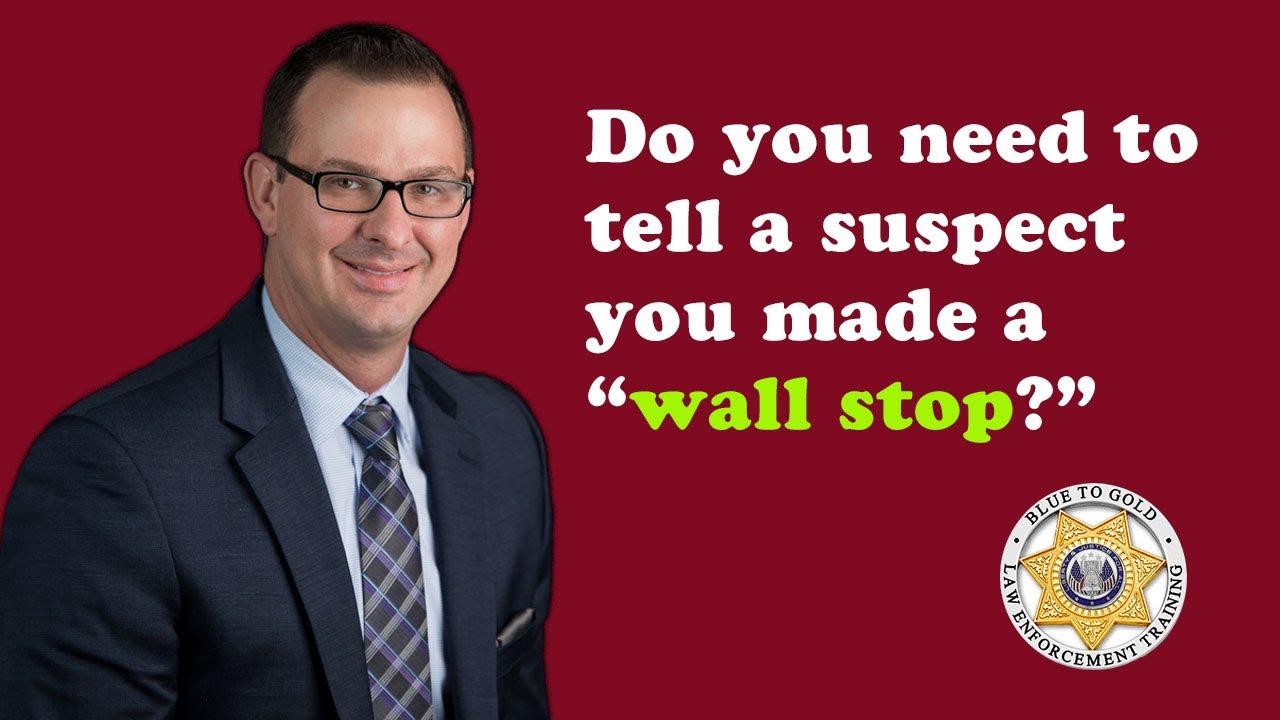 Ep.2 If Police Make a Wall Stop on Defendants Vehicle Do They Need to Disclose That in Their Report?