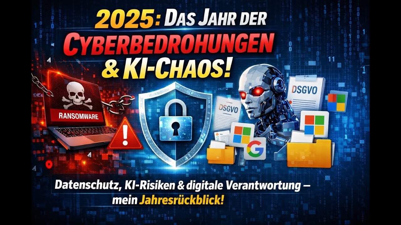 Mit Digitalisierung wird's schwerer:  Was wir bei Datenschutz, KI & Cyber 2026 besser machen müssen