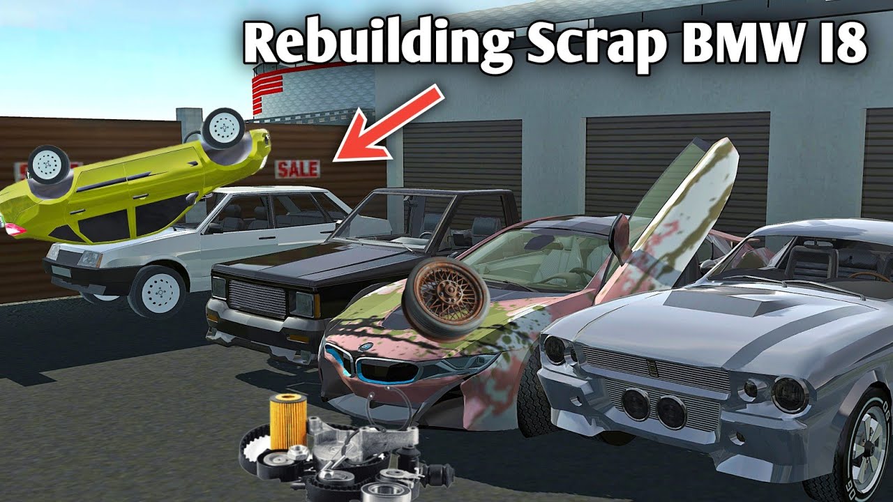 I Found This SCRAP BMW I8 From This Showroom - Car Simulator 2 Car Renovation Gameplay #carsimulator