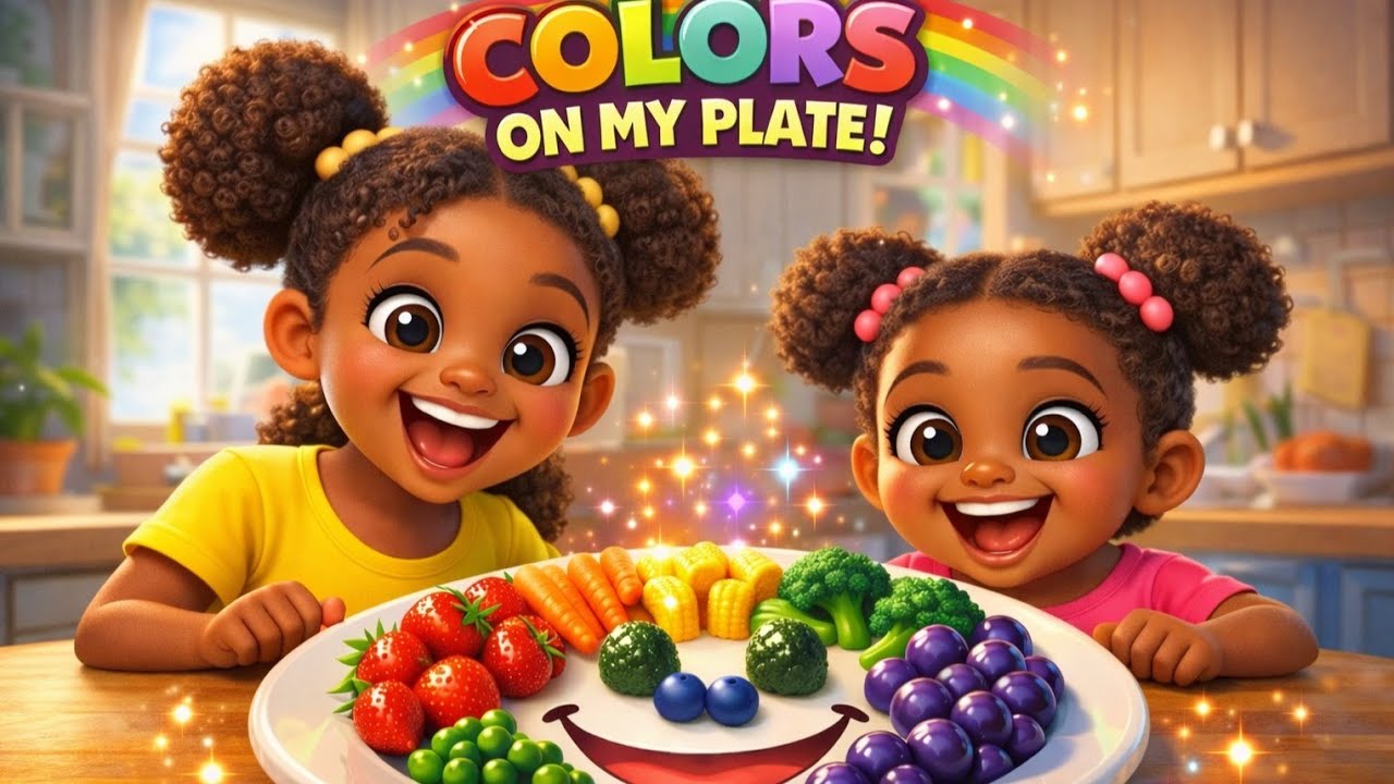 Colors On My Plate 🌈 | Fun & Healthy Food Song for Kids (Sing & Learn!)