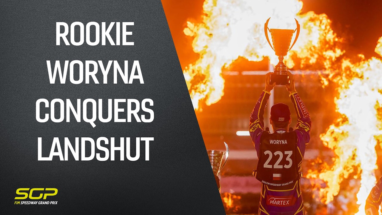 Debiutant Kacper Woryna zwycięża w finale w Landshut | FIM Speedway Grand Prix