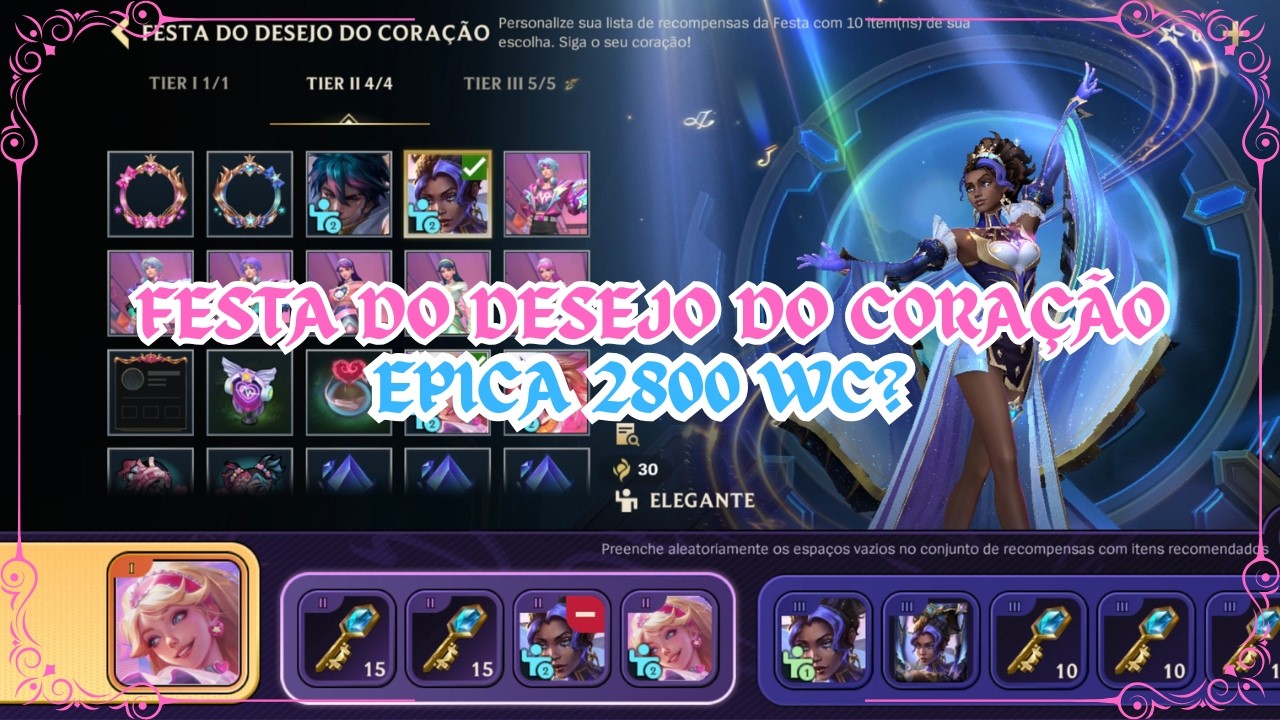 GANHEI A SKIN DE 2800 WC DA LUX DE PRESENTE - WILD RIFT