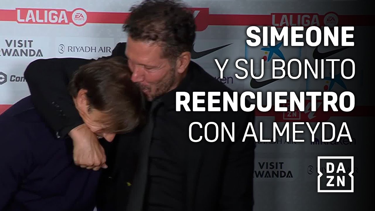 El precioso reencuentro de Simeone con Matías Almeyda: 