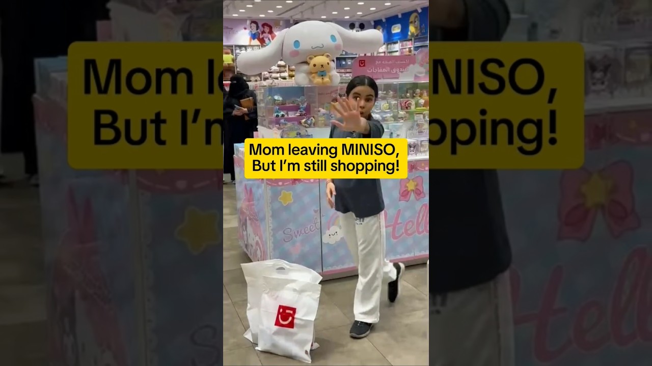 WAIT! It's MINISO Shopping ✨️🛍😍 #shorts #funny #miniso #trending #cute #relatable #shopping