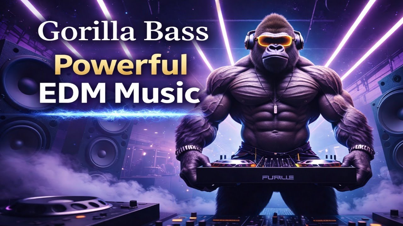 UNSTOPPABLE 🦍 Gorilla EDM | Hard Bass Music for Gym & Motivation 🦍🔊 | EDM BASS BOOSTED MUSIC 