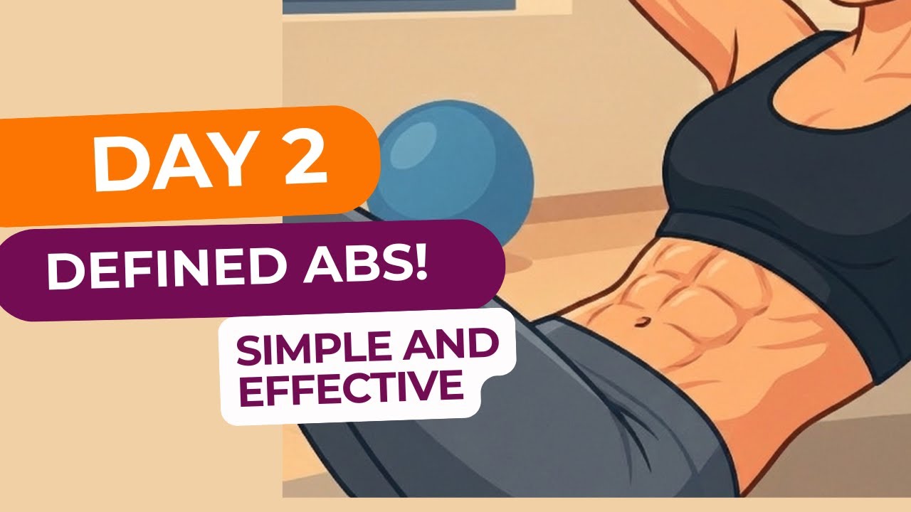 Day 2/7 How to Get Ripped Abs Fast: The Best Ab Workout – Just 10 Minutes (No Weights)