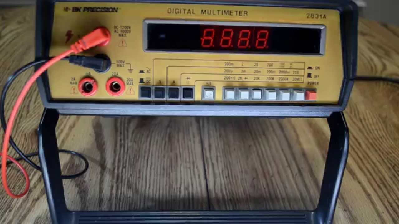Найти на Craigslist: цифровой мультиметр B&K Precision 2831A