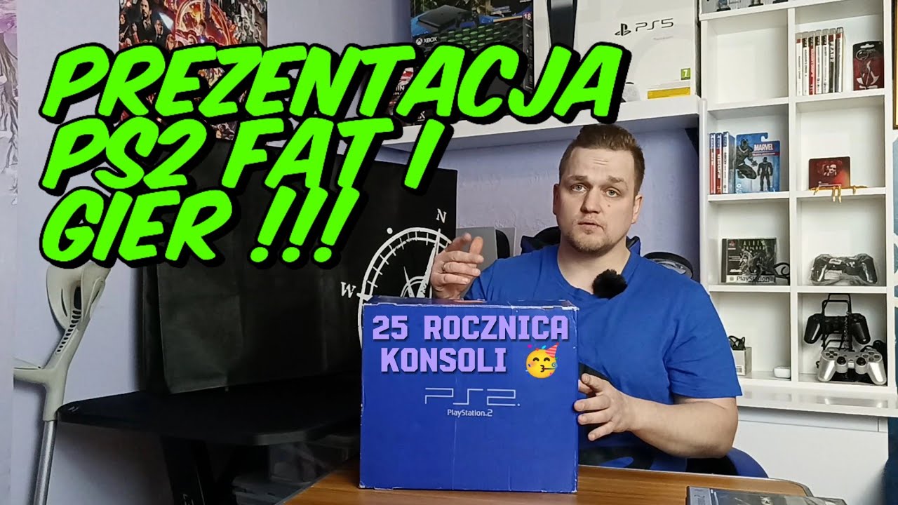 Unboxing PlayStation 2 Fat i Prezentacja  Gier!