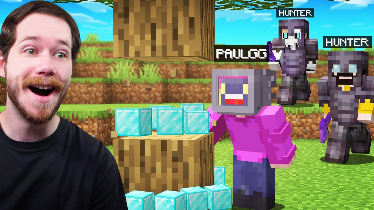 Minecraft Manhunt, BUT Drops Are Random And Multiplied!
