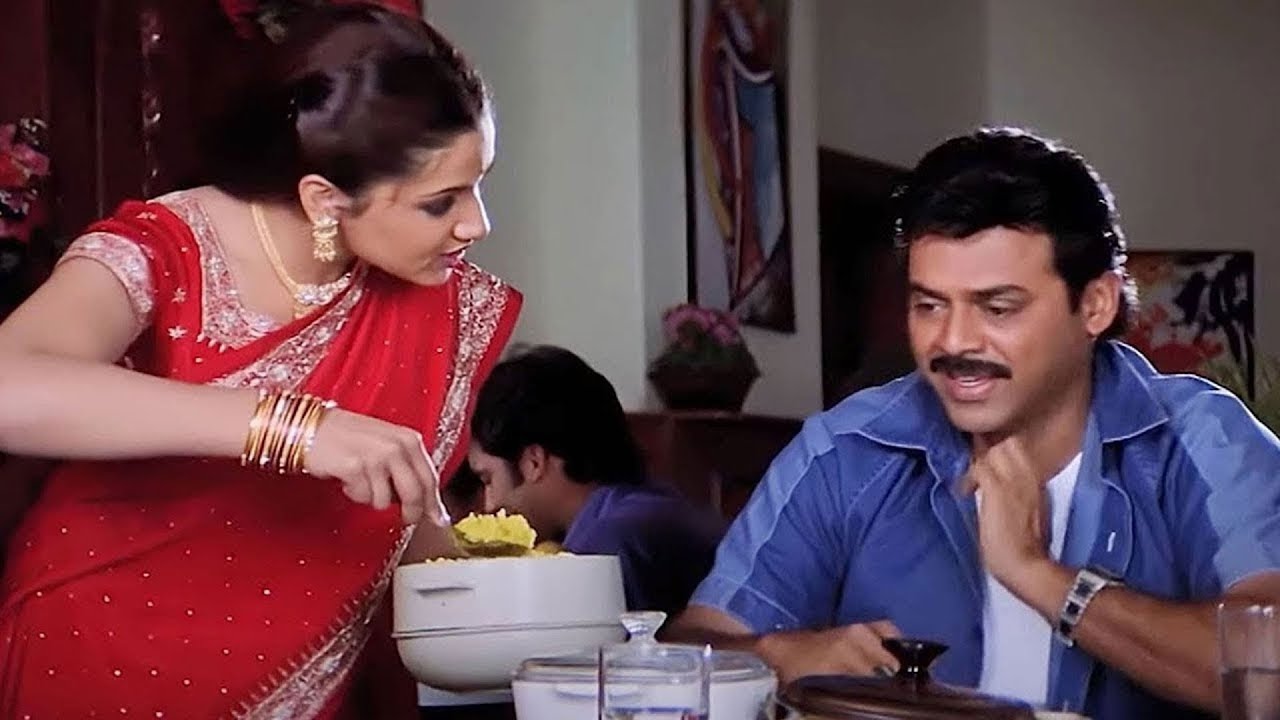 Telugu Best Back To Back Comedy Scenes   Venkatesh , Arthi Agarwal   IDream