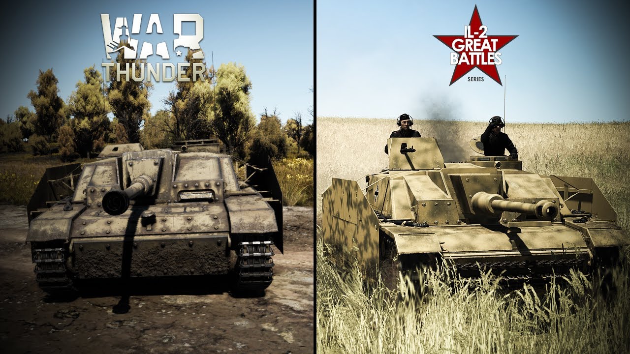 StuG III G Comparison - War Thunder vs IL-2 Sturmovik: Tank Crew