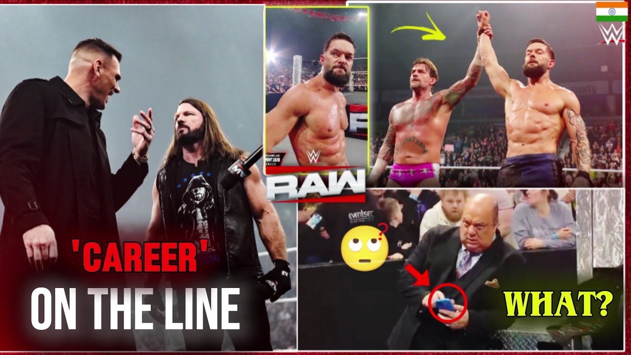 NOO😭THIS IS SHOCKING..🤯AJ STYLES CAREER ON THE LINE☠️, Finn balor lost 😐, WWE raw review 20/1/2026.