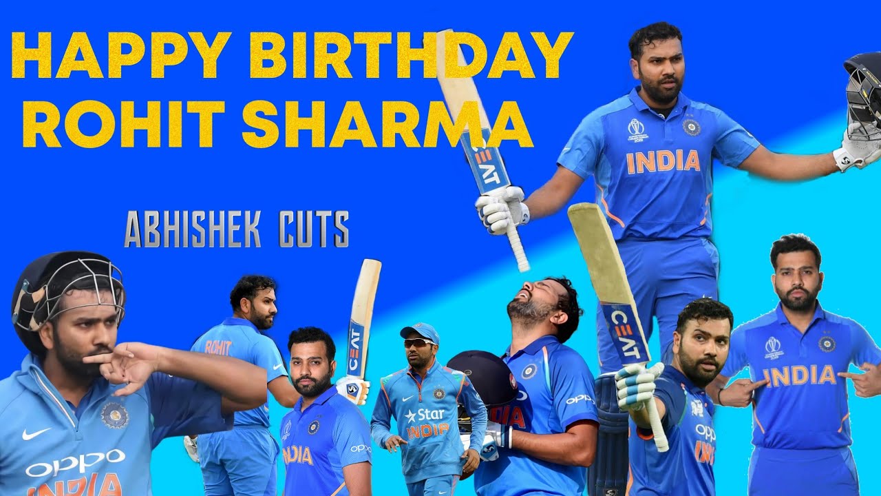 ROHIT SHARMA BIRTHDAY MASHUP | ROHIT SHARMA | HITMAN | WHATSAPP STATUS | ABHISHEK CUTS