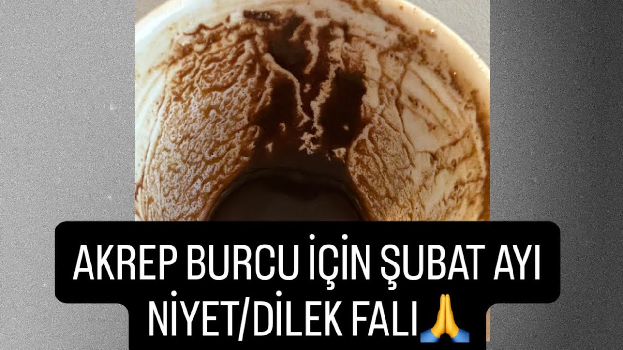 AKREP BURCU İÇİN ŞUBAT AYINA ÖZEL NİYET/DİLEK FALI🙏#akrepburcu #kahvefalı #fal #tarot #şubat 
