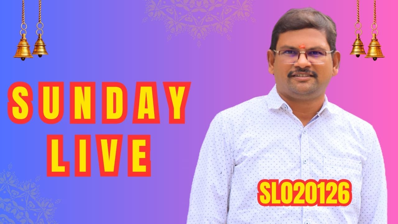 Sunday Live | astrochinnaraj | SL020126 | tamil astrology