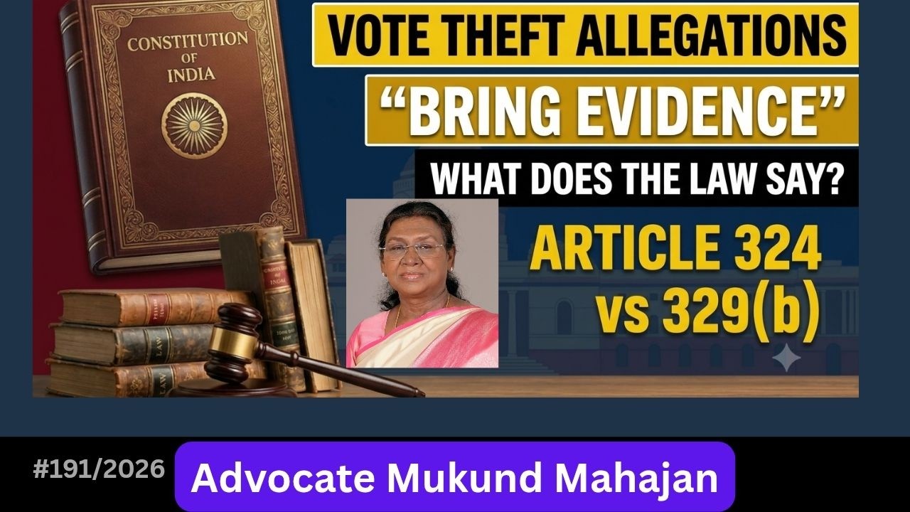#191_2026 Legal Truth Behind Bring the Evidence - Rahul&rsquo;s Claim on Electoral Roll Irregularities
