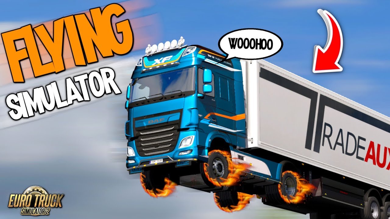 Flying Truck Simulator | Funny Moments & Random Fails #9 | Euro Truck Simulator 2 Multiplayer  Toast