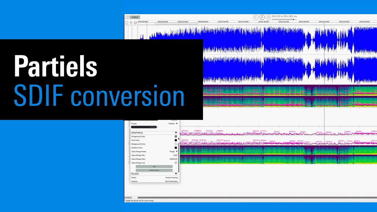 IRCAM Tutorials / Partiels : SDIF conversion