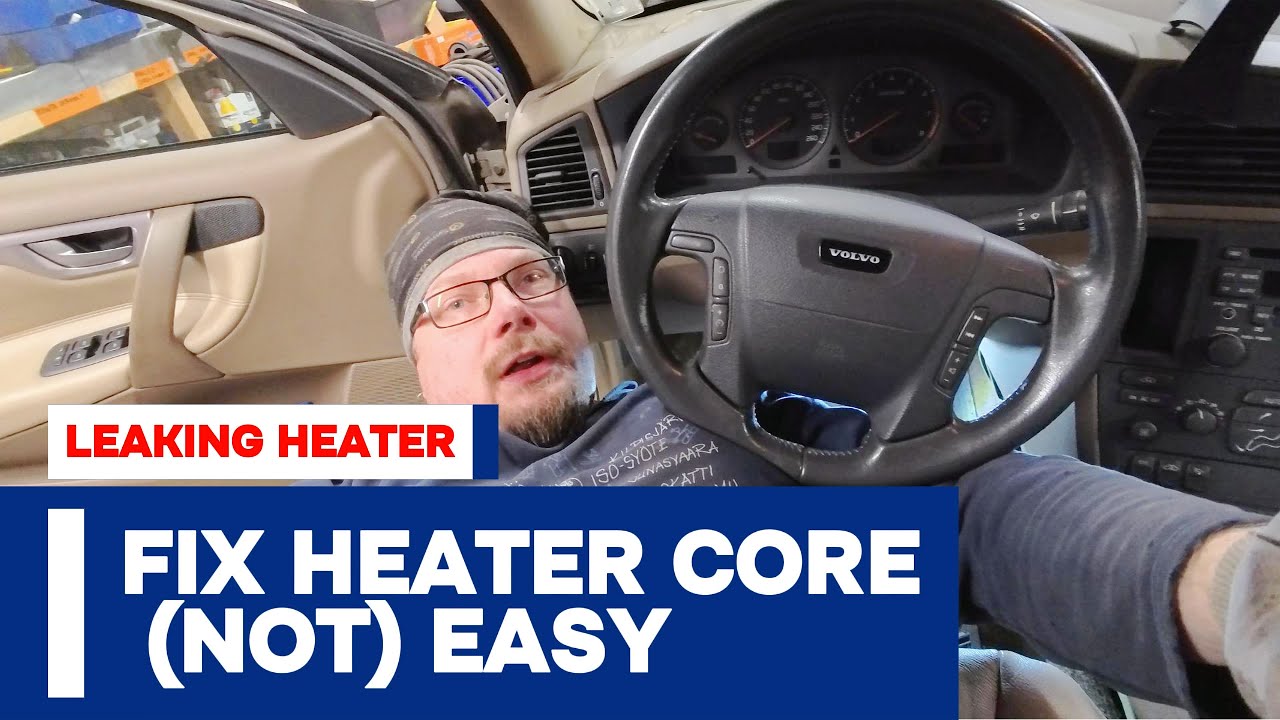 Volvo V70 (2001–2007) Heater Core Replacement – My Own Way | No Coolant Mess