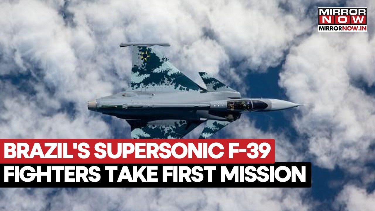 Brazil's Supersonic F-39 Fighters Take On First Air-defence Mission | Watch Video