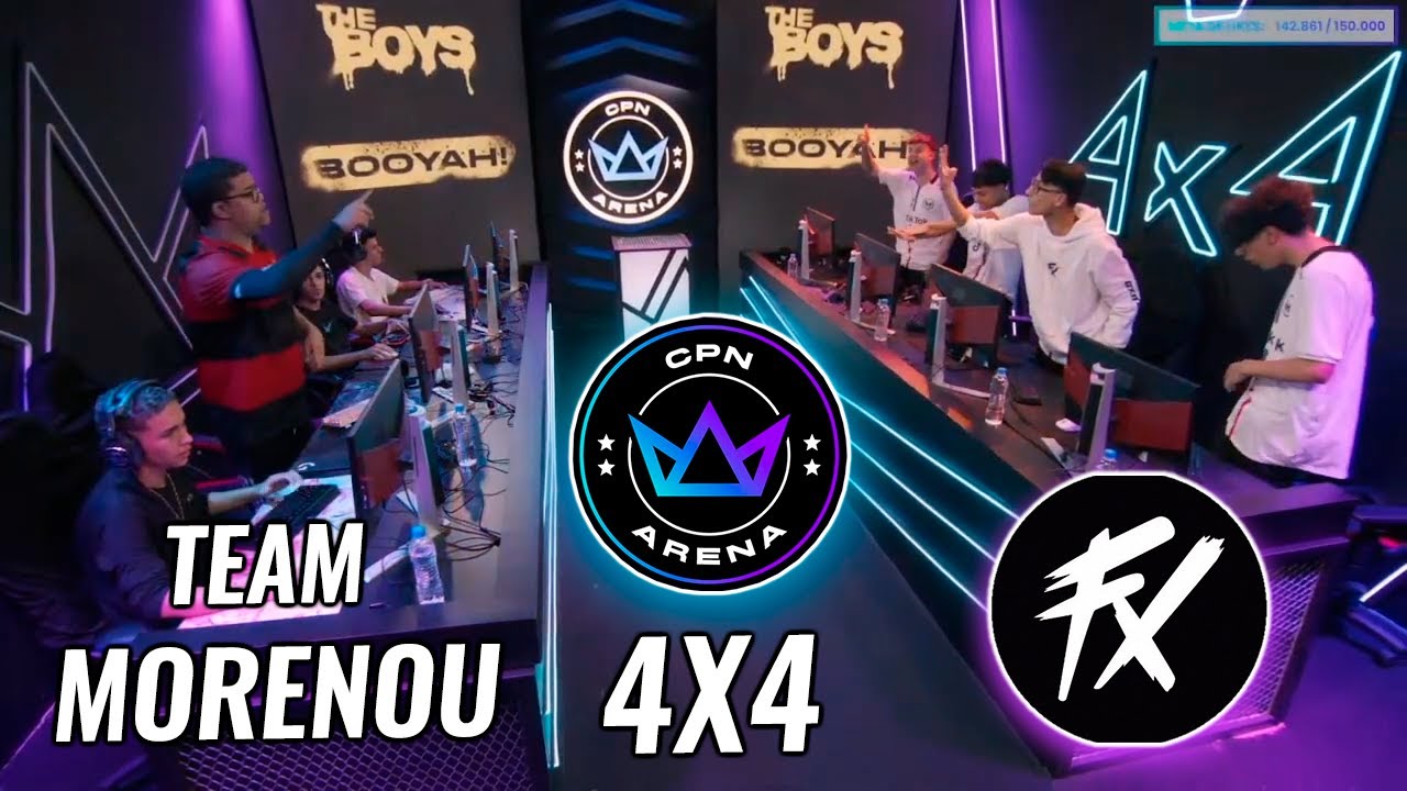 CPN ARENA 4x4 PRESENCIAL - CRIAS VS TEAM MORENOU !  MANO MAX VS MORENO 🔥🔥