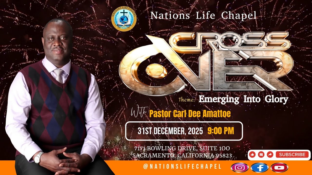 EMERGING AND MANIFESTING INTO GLORY - CROSS OVER SERVICE 2025