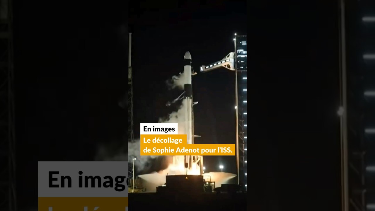 🚀🇫🇷 Décollage réussi pour Sophie Adenot ! #short #science