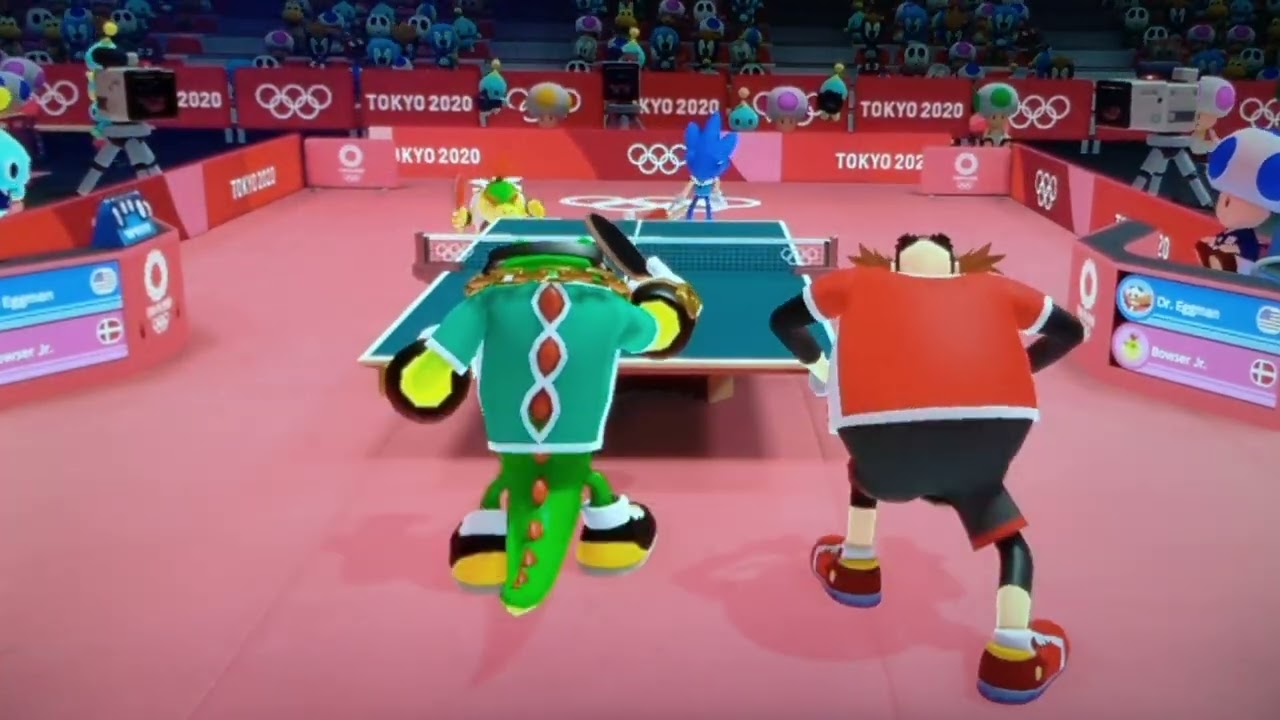 Mario & Sonic At The Tokyo 2020 Olympic Games Table Tennis # 71 (Team Dr.eggman)