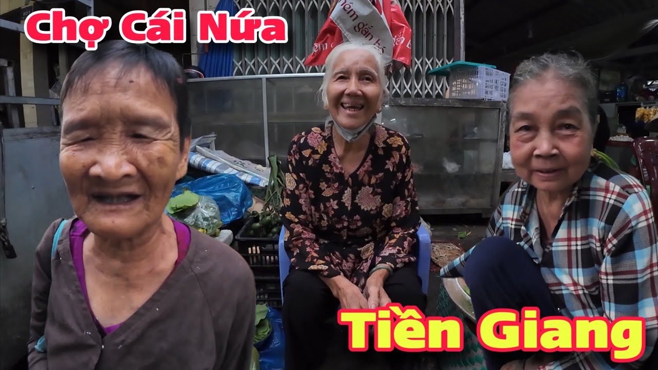 Chợ Cái Nứa Cái Bè Tiền Giang Người Lớn Tuổi Khó Khăn Hạnh Phúc Nhận Quà Từ Mỹ | Khương Nhựt Minh
