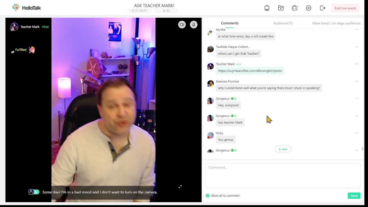ASK TEACHER MARK! 1-16-26
