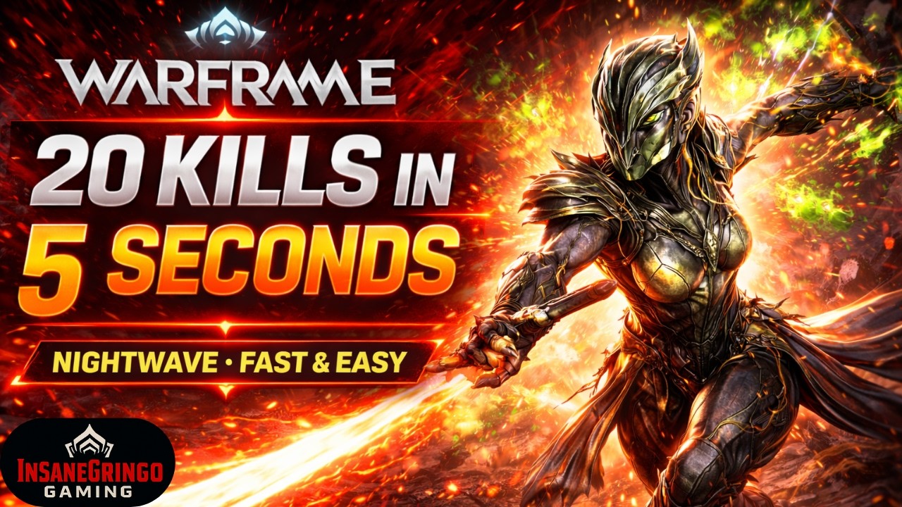 Warframe Nightwave &ndash; Kill 20 Enemies in 5 Seconds (FAST & EASY)