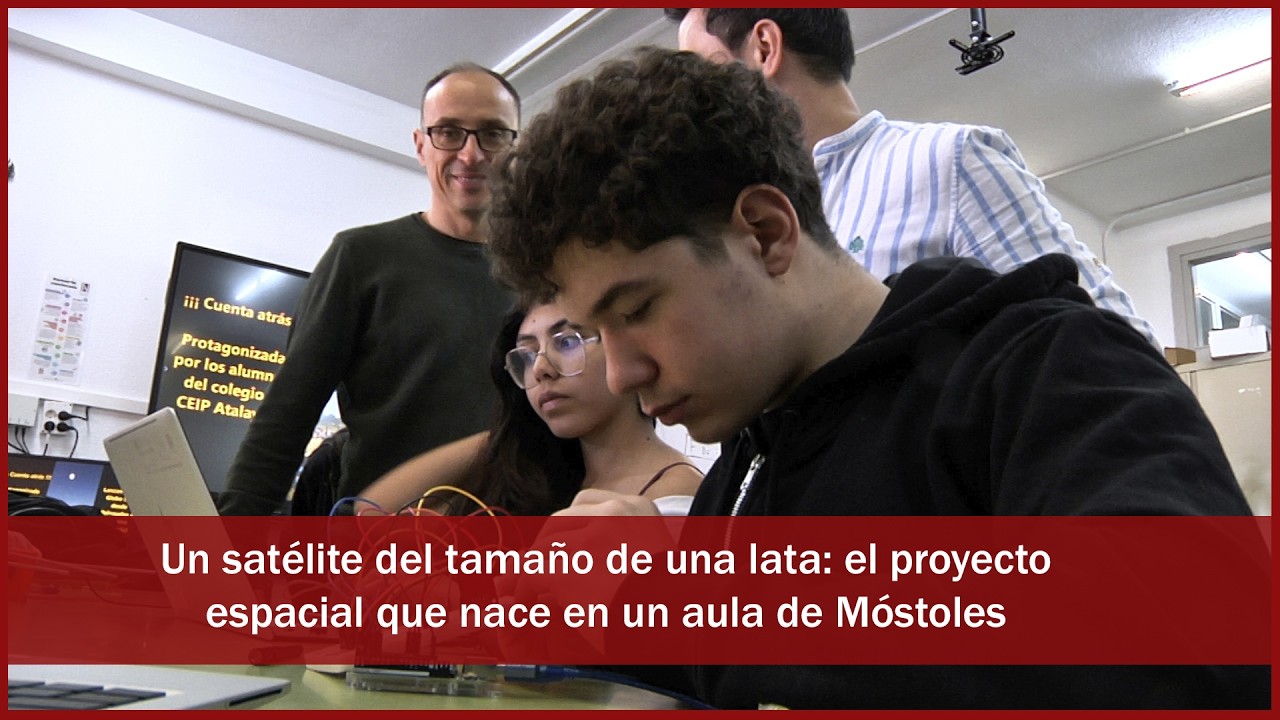 Un satélite del tamaño de una lata: el proyecto espacial que nace en un aula de Móstoles