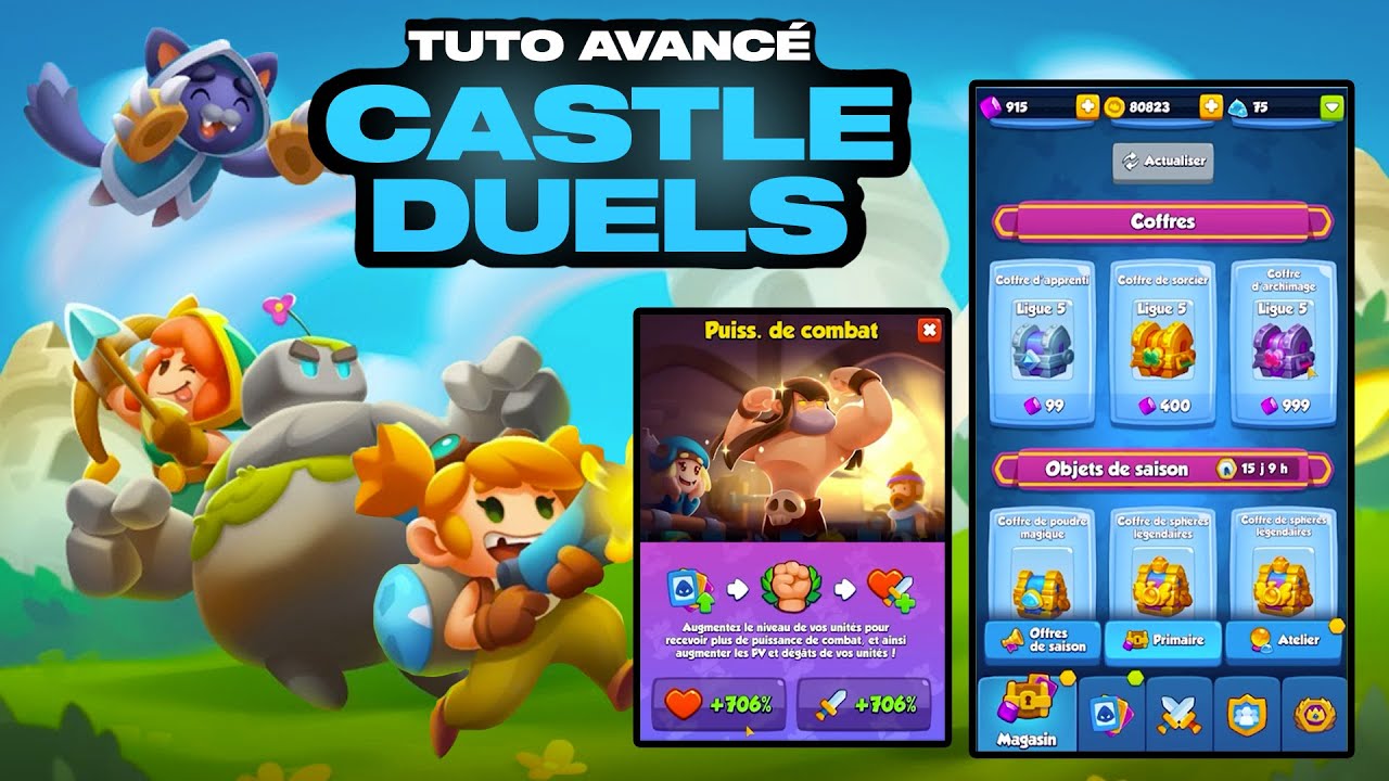 COMMENT OBTENIR BEAUCOUP DE LEGENDAIRE DANS CASTLE DUELS [FR]