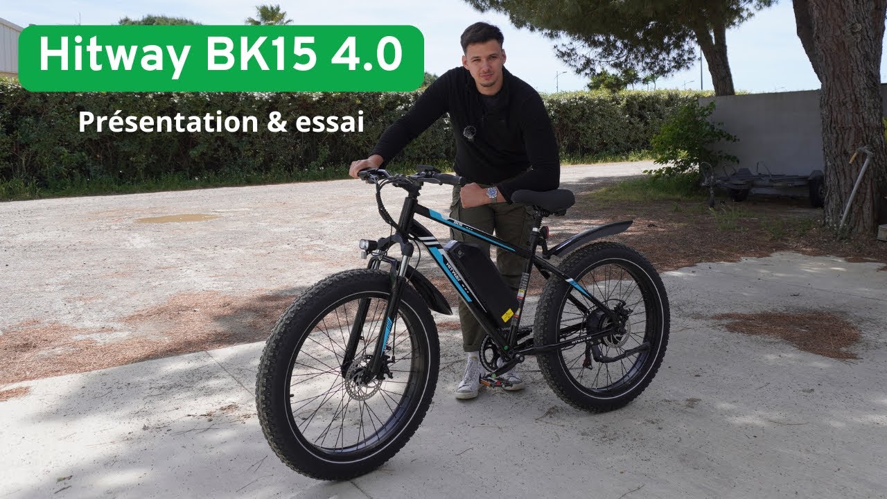 Présentation du vélo électrique Hitway BK15 4.0