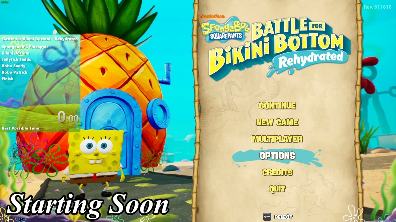 SpongeBob: BfBB Rehydrated - Improvised 100% Speedrun for fun, haven't played in a long time