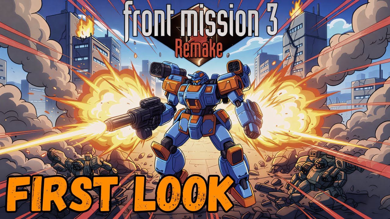 FRONT MISSION 3 Remake – First Look Gameplay | Tactical Mecha RPG Returns 🔥
