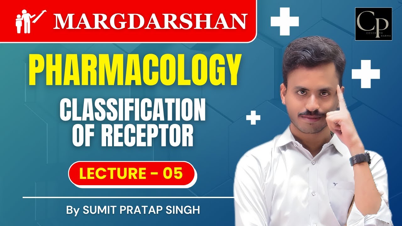 Classification of Receptors 🔥 | Pharmacology | B.Pharm & D.Pharm | One Shot | Margdarshan Series