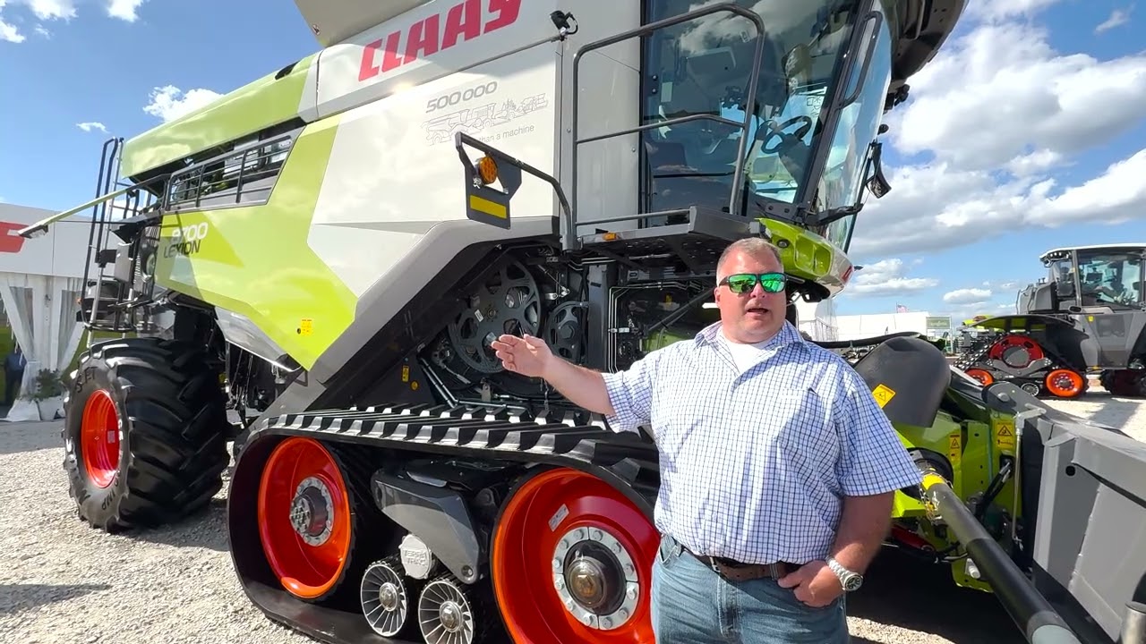 Claas Lexion 8000 Series: Powerful New Combines Unveiled | Farm Progress Show 2025