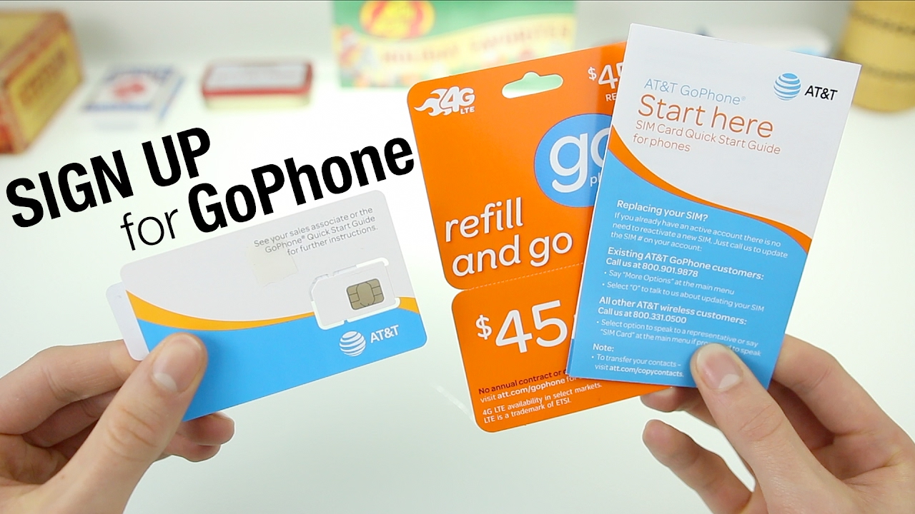 How to Sign Up for AT&T's GoPhone Service!