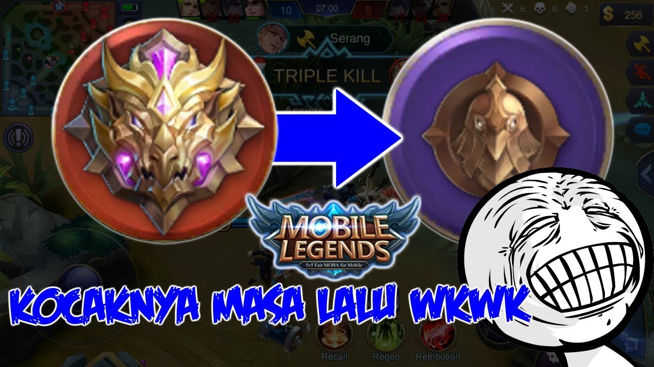 KOCAK KETIKA PLAYER MYTHICAL GLORY BERMAIN DI WARRIOR, SURAMNYA MASA LALU - MOBILE LEGEND INDONESIA