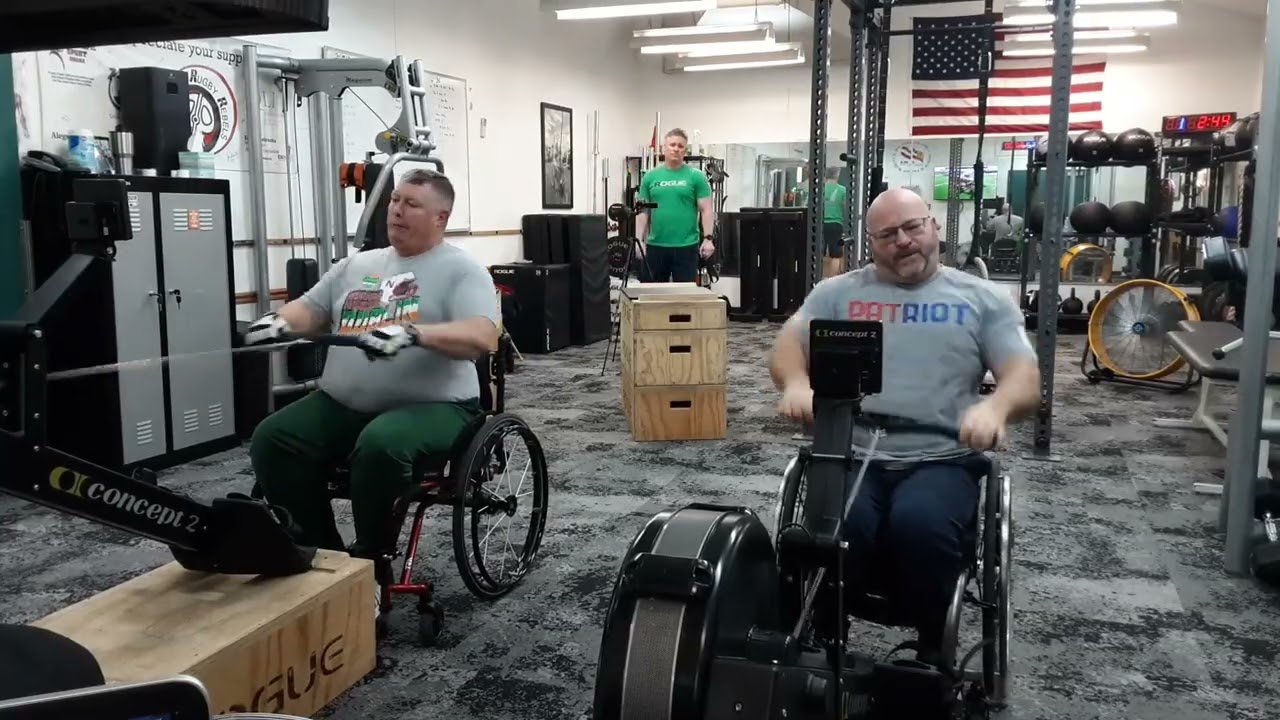 Travis Hasenkamp & Matt Ross - 2026 February Challenge; Dip, Row & Situp/Monster Rope Flip AMRAPs