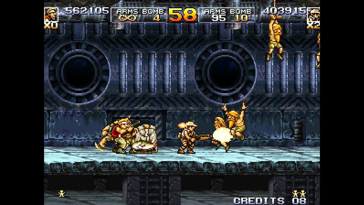 Metal Slug 5 arcade 2 player Netplay game