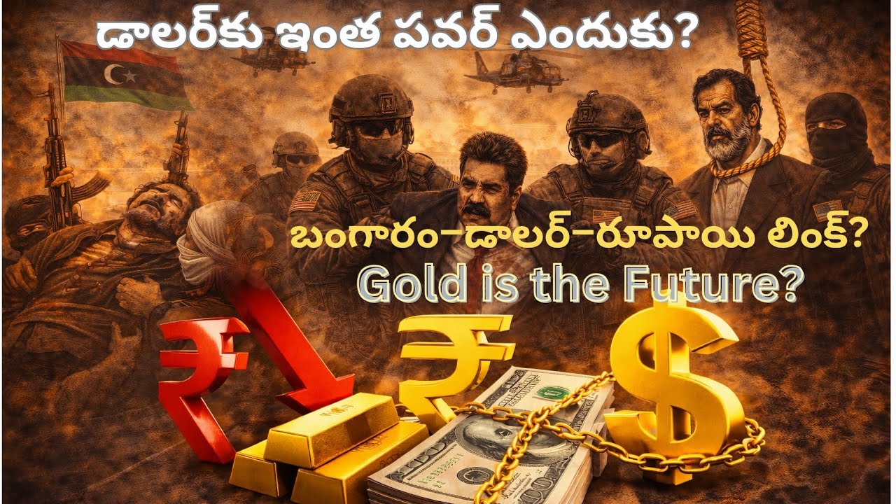 డాలర్ dominance ఎందుకు? Gold, Dollar & Rupee link
